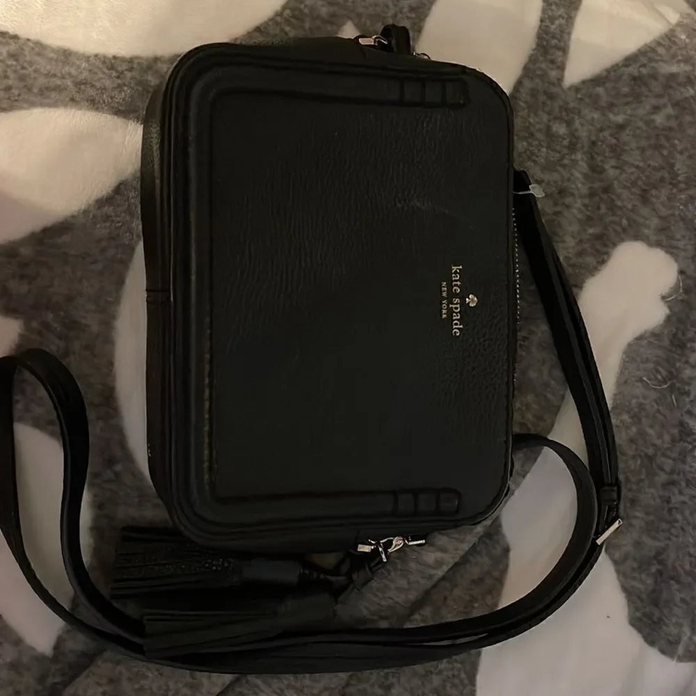 Kate Spade Kingston Drive Arla leather crossbody purse/bag pocketbook black